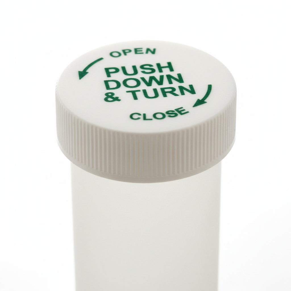 16DR Clear Vial with Push-and-Turn Caps (256 pcs)