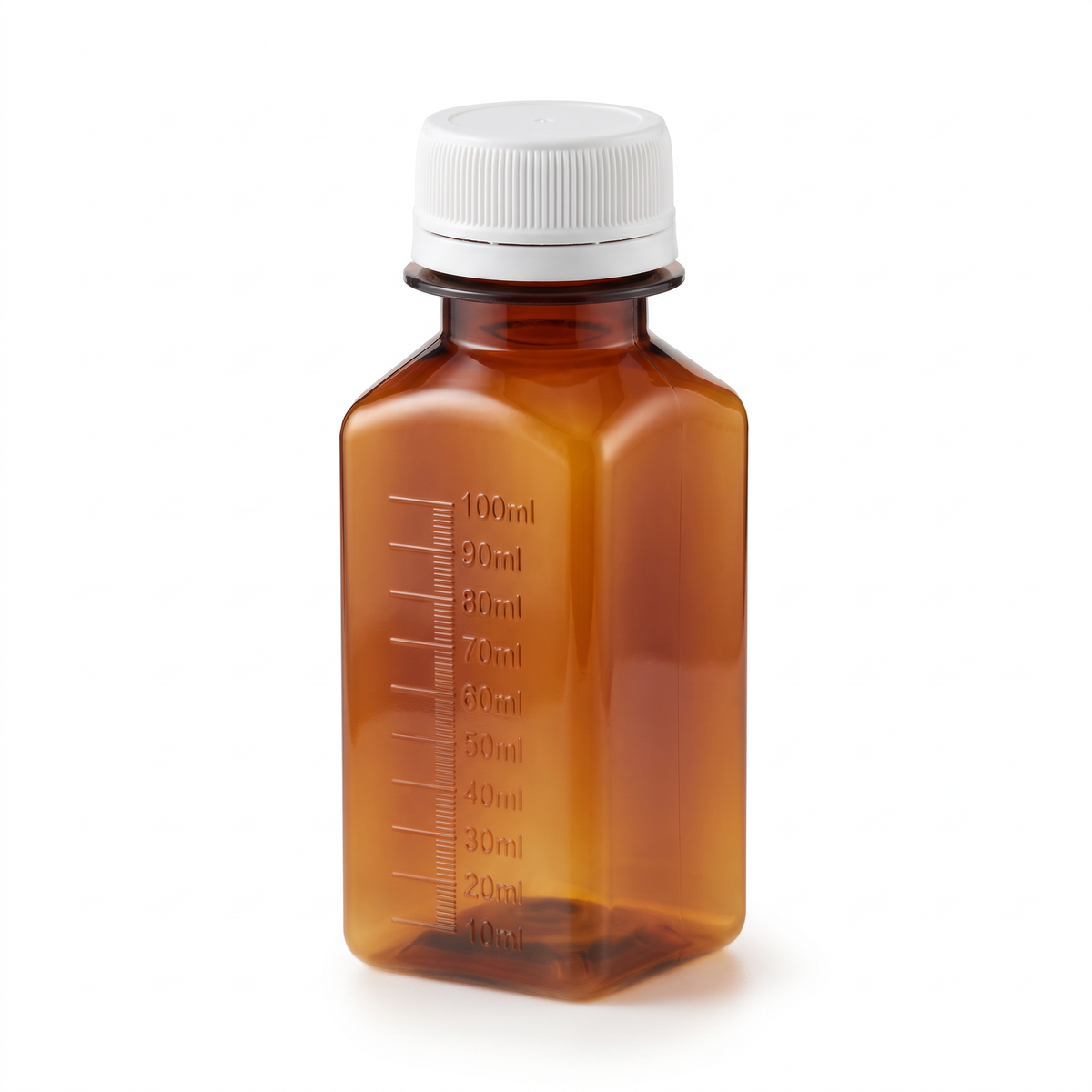 100 mL / 3 oz Methadone Bottle with Push & Turn Caps (500 pcs)
