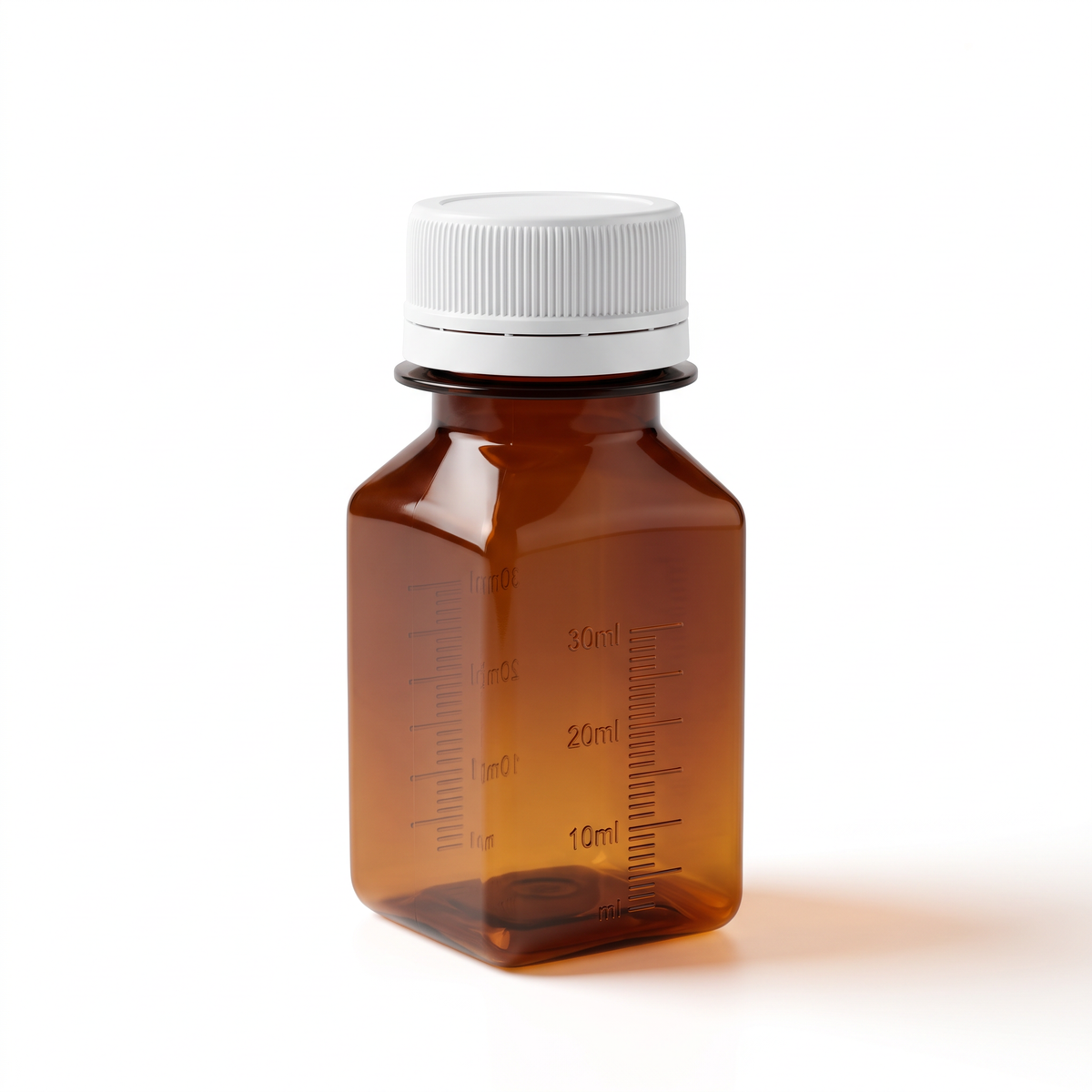 30 mL / 1 oz Methadone Bottle with Push & Turn Caps (1,000 pcs)