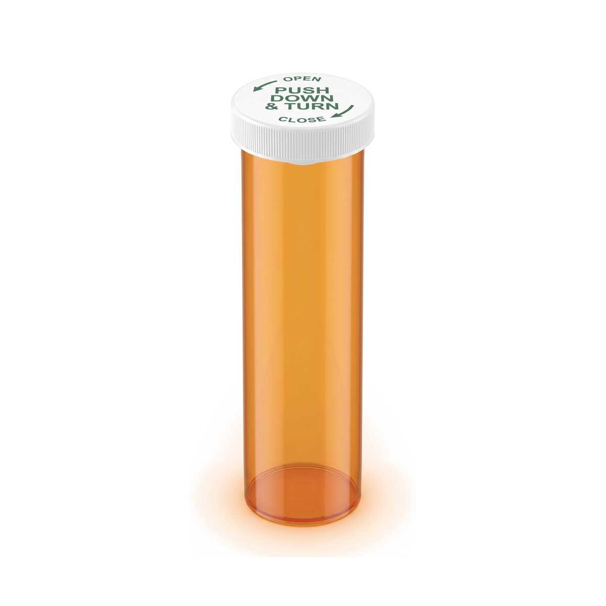 60DR Prescription Vial with Push & Turn Caps (90 pcs)