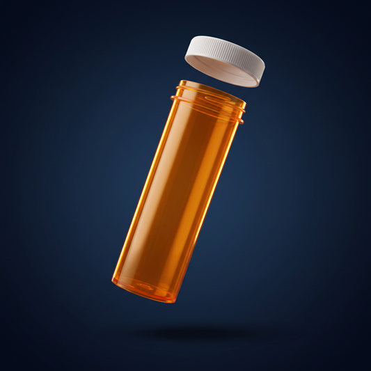 13DR Prescription Vial with Push & Turn Caps (320 pcs)